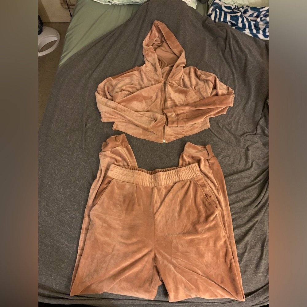 Pink Velour set